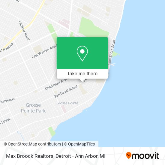 Max Broock Realtors map