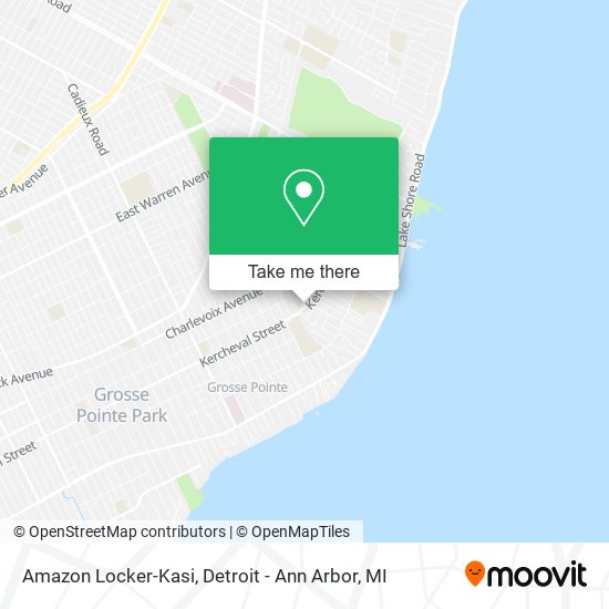 Amazon Locker-Kasi map