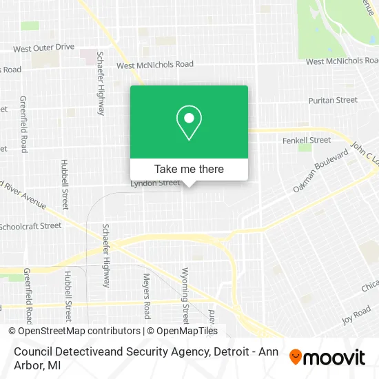 Council Detectiveand Security Agency map