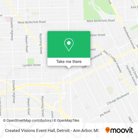 Mapa de Created Visions Event Hall