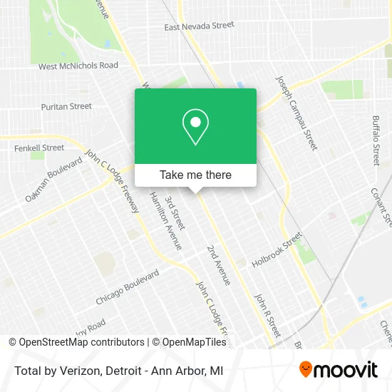Total by Verizon map