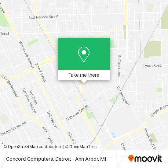Concord Computers map