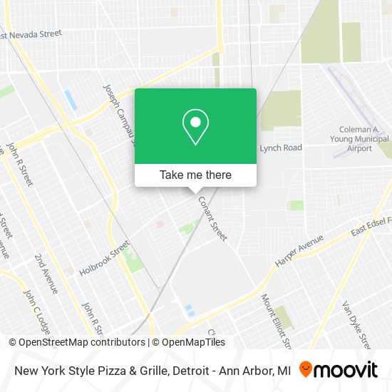 New York Style Pizza & Grille map