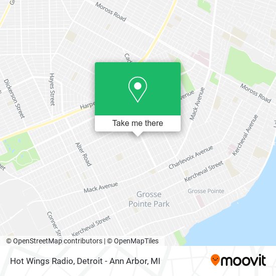 Hot Wings Radio map