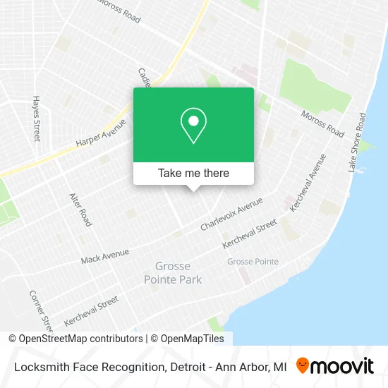 Locksmith Face Recognition map
