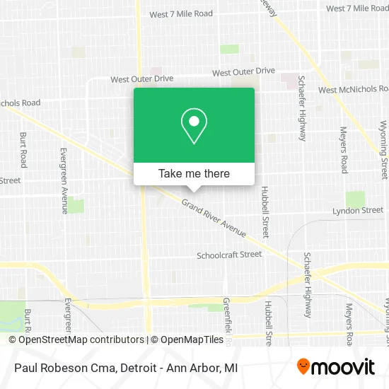 Mapa de Paul Robeson Cma