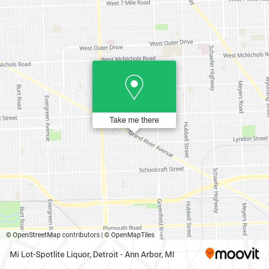 Mi Lot-Spotlite Liquor map