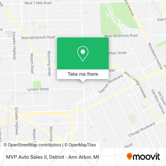 MVP Auto Sales II map