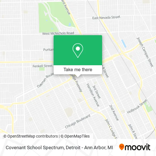 Covenant School Spectrum map