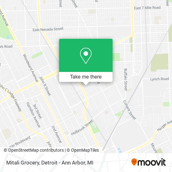 Mitali Grocery map