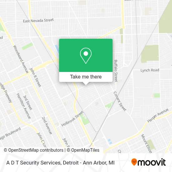 A D T Security Services map