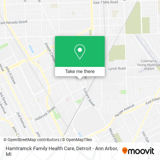 Hamtramck Family Health Care map
