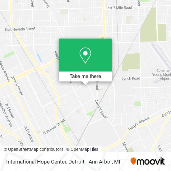 International Hope Center map