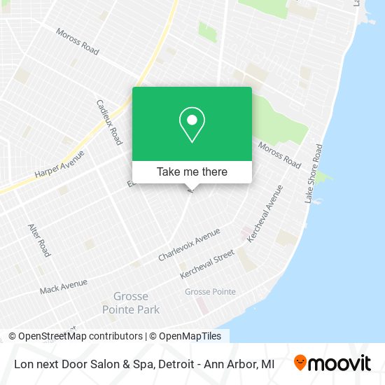 Lon next Door Salon & Spa map
