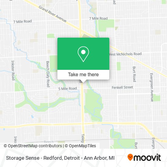 Storage Sense - Redford map