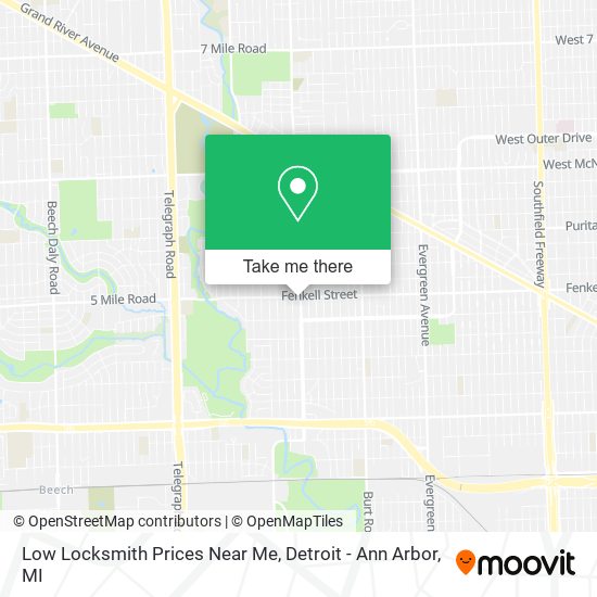 Mapa de Low Locksmith Prices Near Me