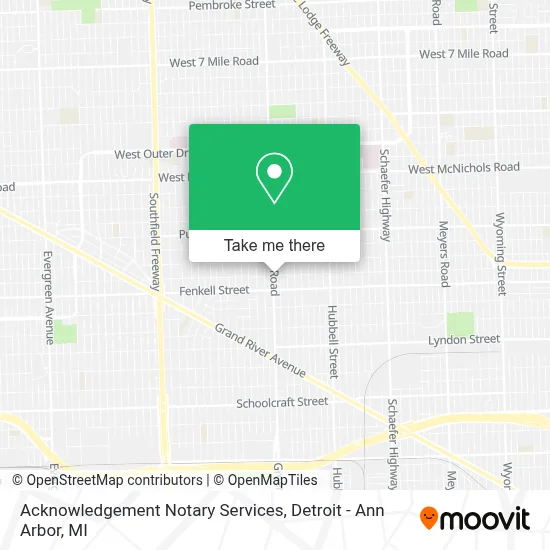 Acknowledgement Notary Services map