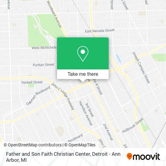 Father and Son Faith Christian Center map