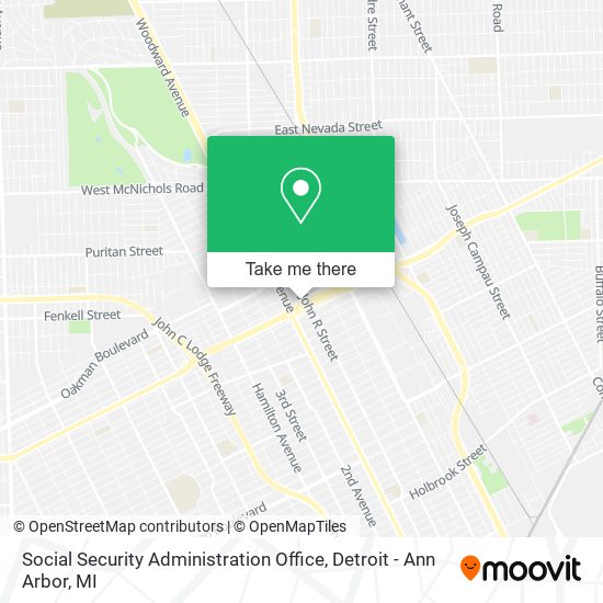 Social Security Administration Office map