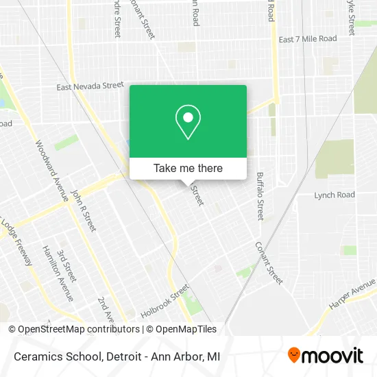 Ceramics School map