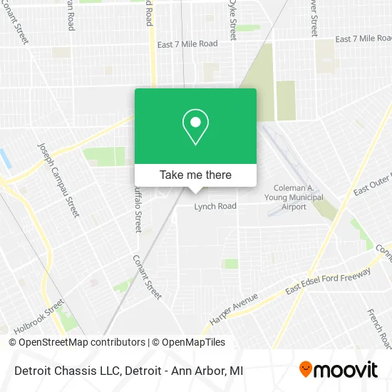 Detroit Chassis LLC map