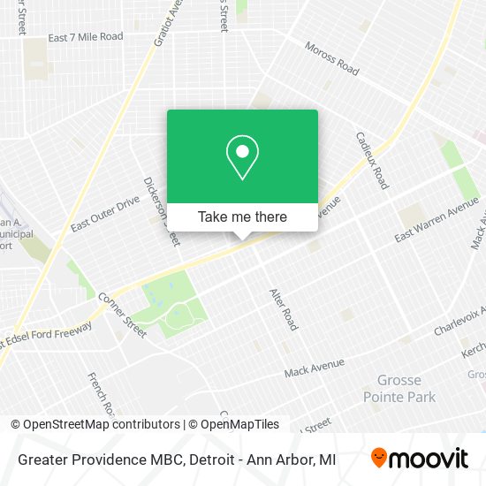 Greater Providence MBC map