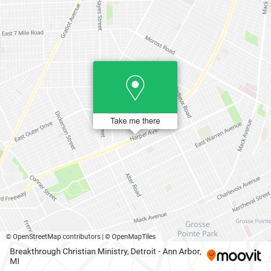 Breakthrough Christian Ministry map