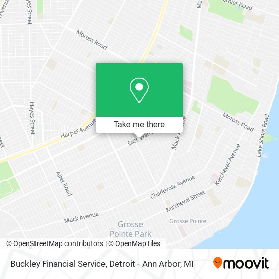 Buckley Financial Service map