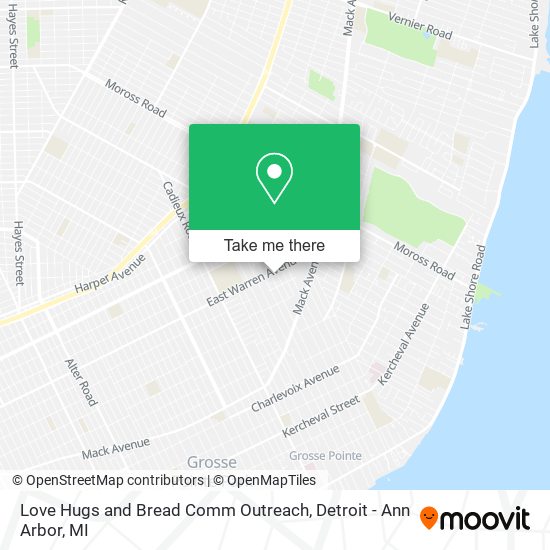 Mapa de Love Hugs and Bread Comm Outreach