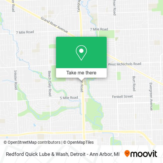 Redford Quick Lube & Wash map