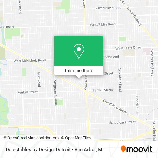 Delectables by Design map