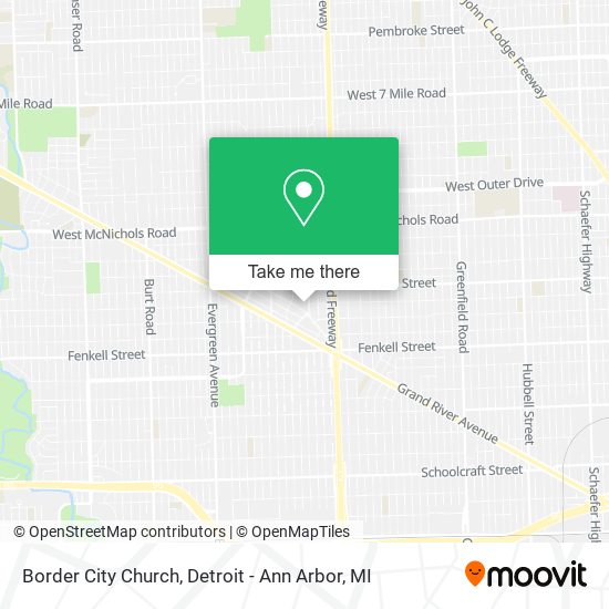 Mapa de Border City Church