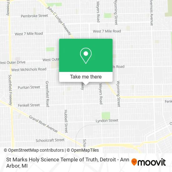 St Marks Holy Science Temple of Truth map