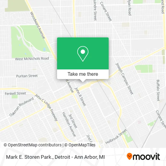 Mark E. Storen Park. map