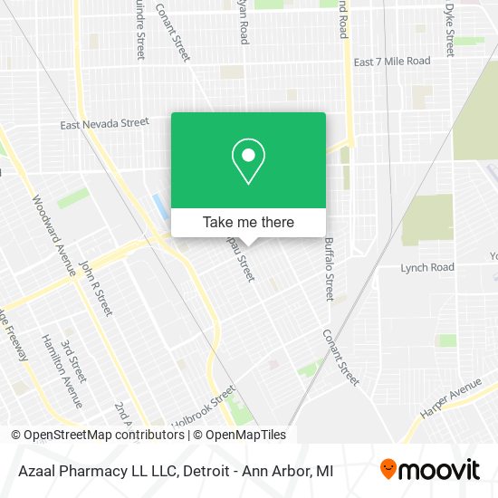 Mapa de Azaal Pharmacy LL LLC