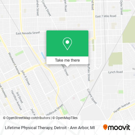 Lifetime Physical Therapy map