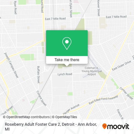 Roseberry Adult Foster Care 2 map