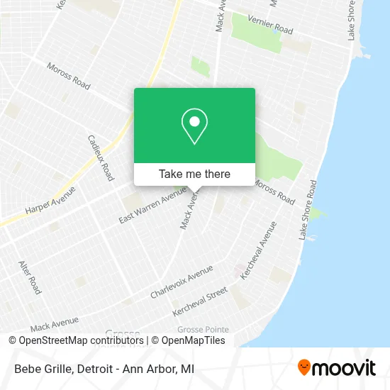 Bebe Grille map