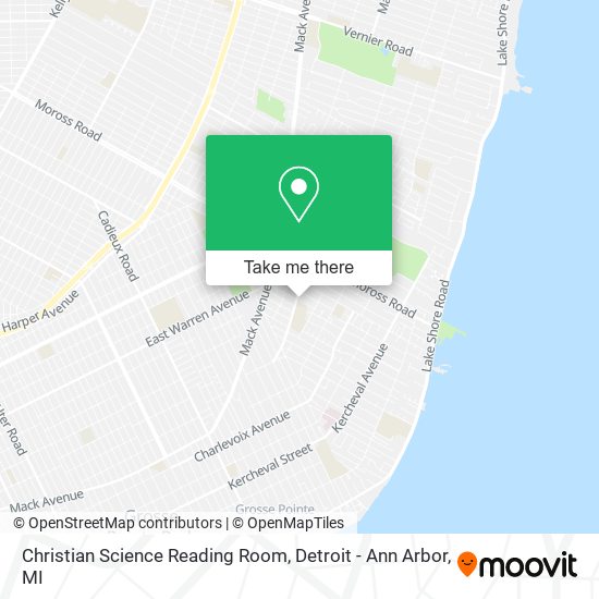 Christian Science Reading Room map