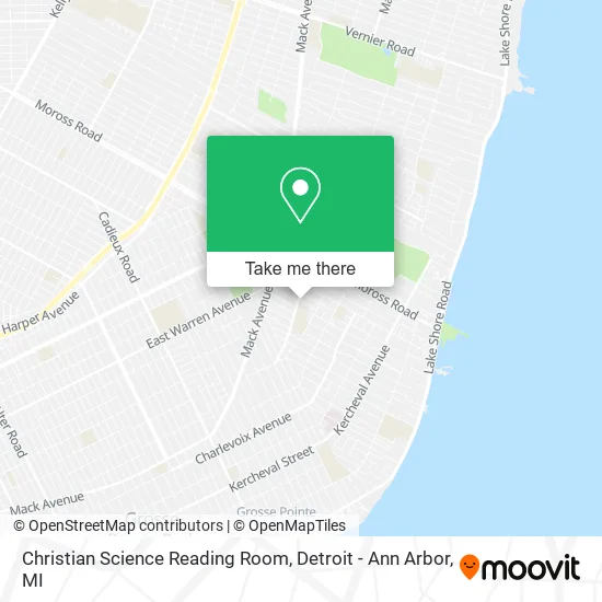 Christian Science Reading Room map
