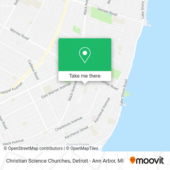 Christian Science Churches map