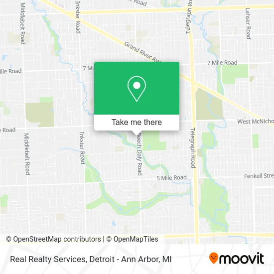 Real Realty Services map