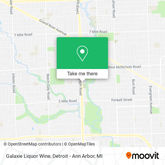 Galaxie Liquor Wine map