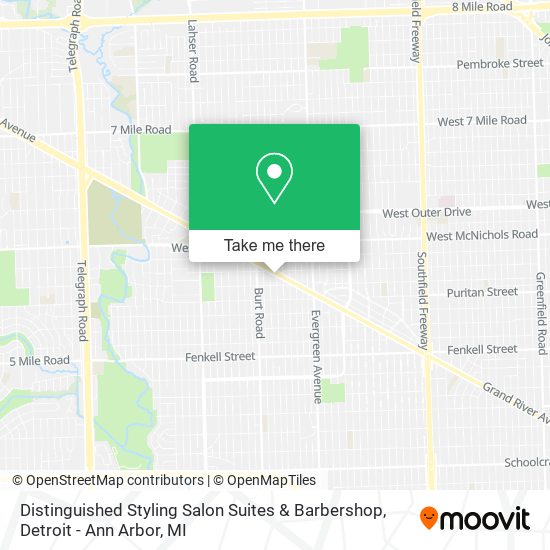 Distinguished Styling Salon Suites & Barbershop map