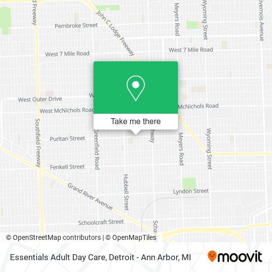 Essentials Adult Day Care map