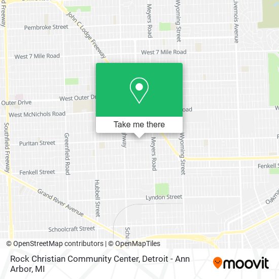 Mapa de Rock Christian Community Center