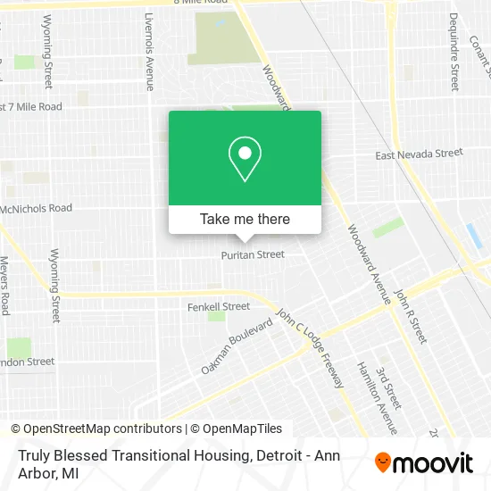 Truly Blessed Transitional Housing map