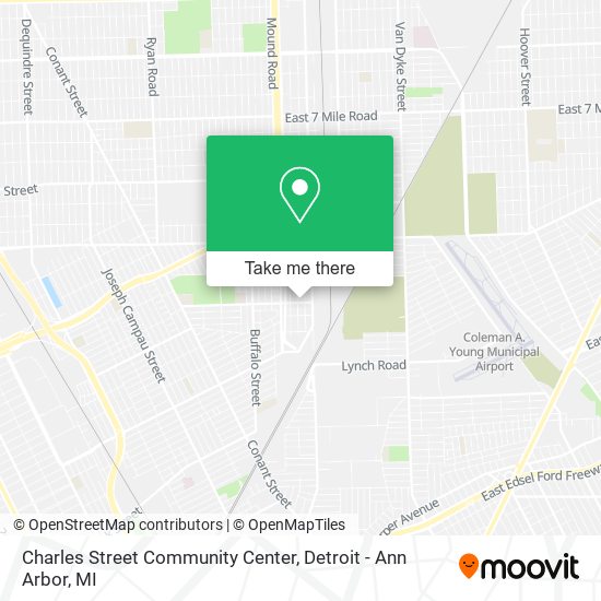 Charles Street Community Center map