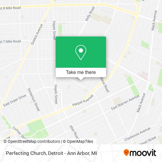 Mapa de Perfecting Church
