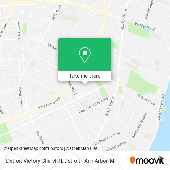 Detroit Victory Church II map